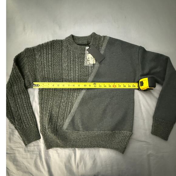 TWENTY MONTREAL Twenty Connect Crewneck Sweater Gray Size XS NEW - Picture 9 of 13